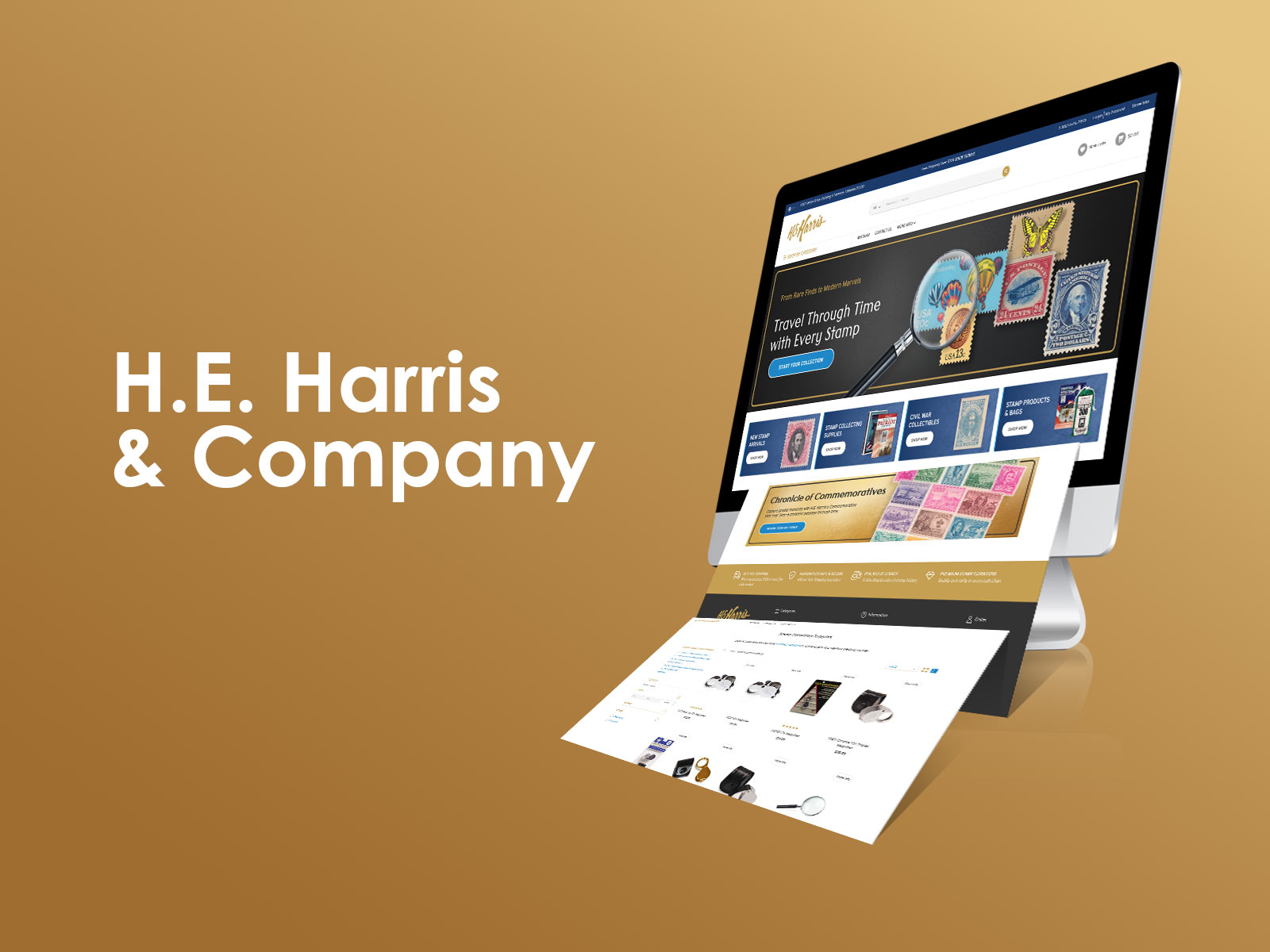H.E. Harris & Company Web Mock Up